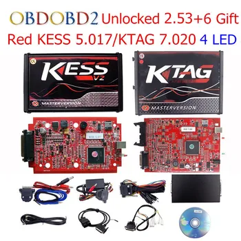 

Online V2.53 EU KESS V5.017 KESS V2 5.017 No Token 4 Led KTAG V7.020 BDM Frame OBD2 Manager Tuning K-TAG 7.020 2.23 ECU Program