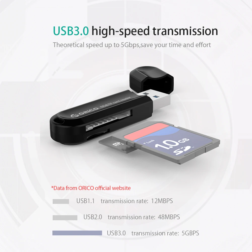 ORICO High Quality USB 3 0 All in 1 Multi Memory Card Reader for SD TF 5
