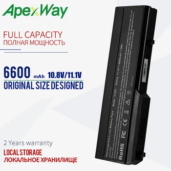 

ApexWay 6600mAh Notebook For Dell Vostro 1310 Battery 1320 1520 1510 T114C T112C 0N241H 312-0724 451-10655 K738H fast shipping