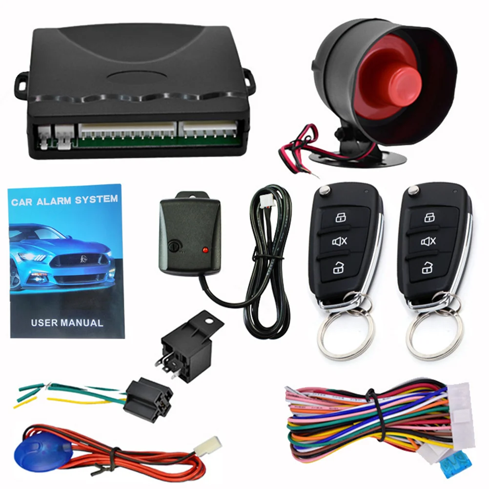 1 Set 12v Universal Car Alarm System 2 Door Central Door Lock Locking