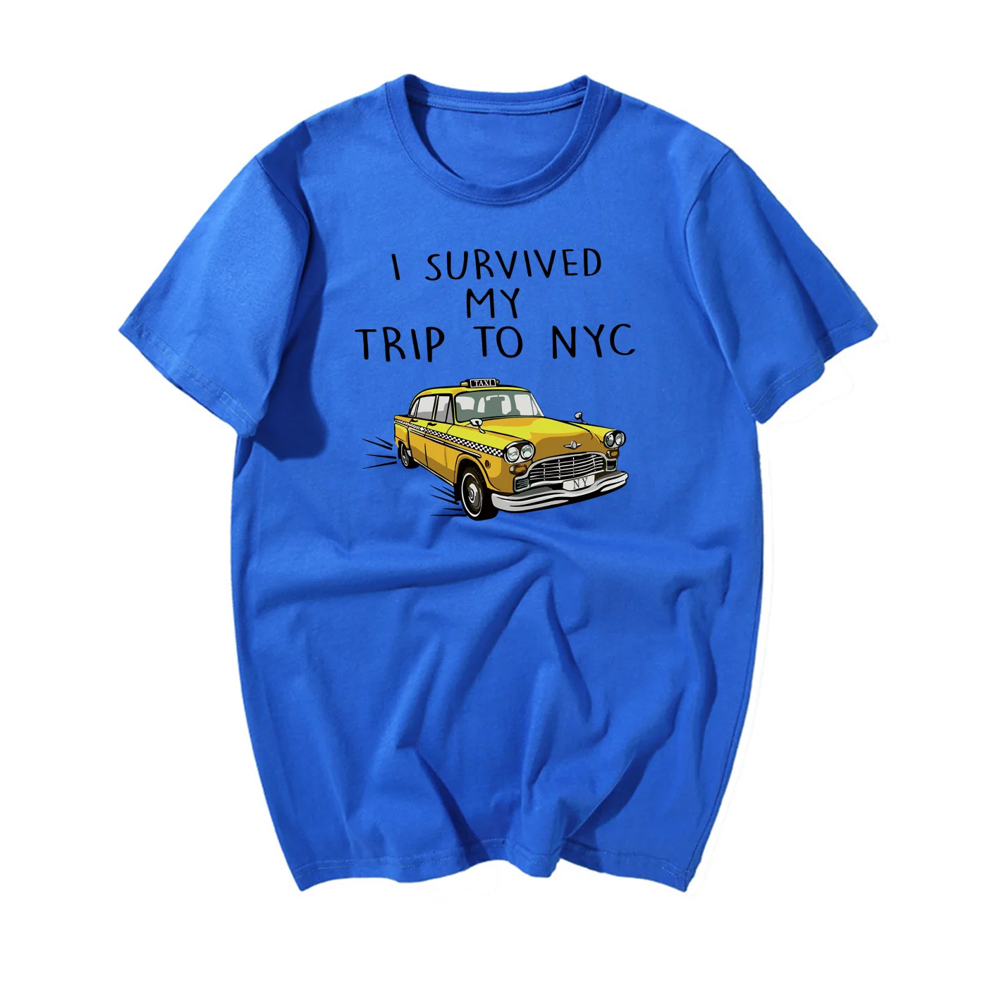 

Marvel Avengers 3 Spider-man T-Shirts Tom Holland Tees I Survived My Trip To NYC Cotton Casual Funny T-shirts
