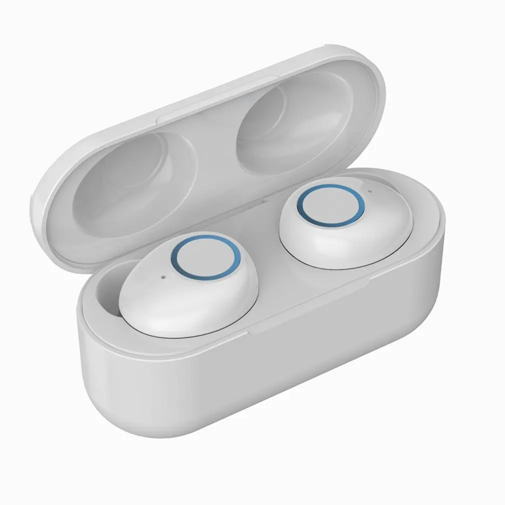 Capsule Wireless Earbuds Waterproof Earphones Deep Bass Earphone Stereo Sound Headset Sport Earphone