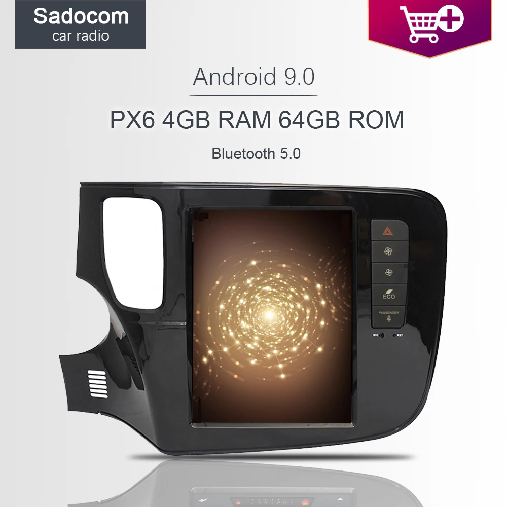 PX6 DSP Tesla 9 7 &quotAndroid 0 для mitsubishi outlander 2019-2020 автомобильный DVD-плеер автомобильное