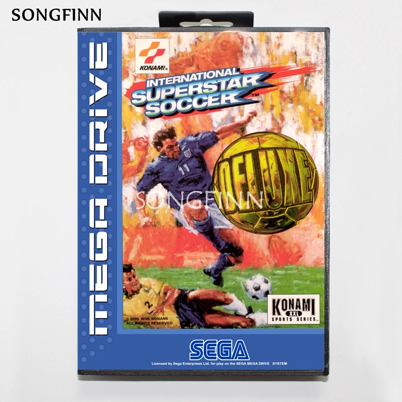 16 Bit Md Memory Card With Box For Sega Mega Drive For Genesis Megadrive International Superstar Soccer Deluxe Memory Cards Aliexpress