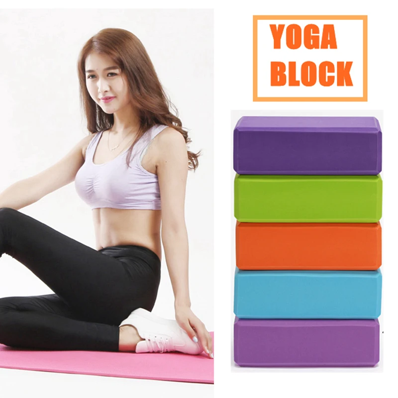 2PCS Gym Fitness EVA Yoga Block Colorful Foam Brick for Crossfit Exercise Workout Training Bodybuilding Equipment | Спорт и