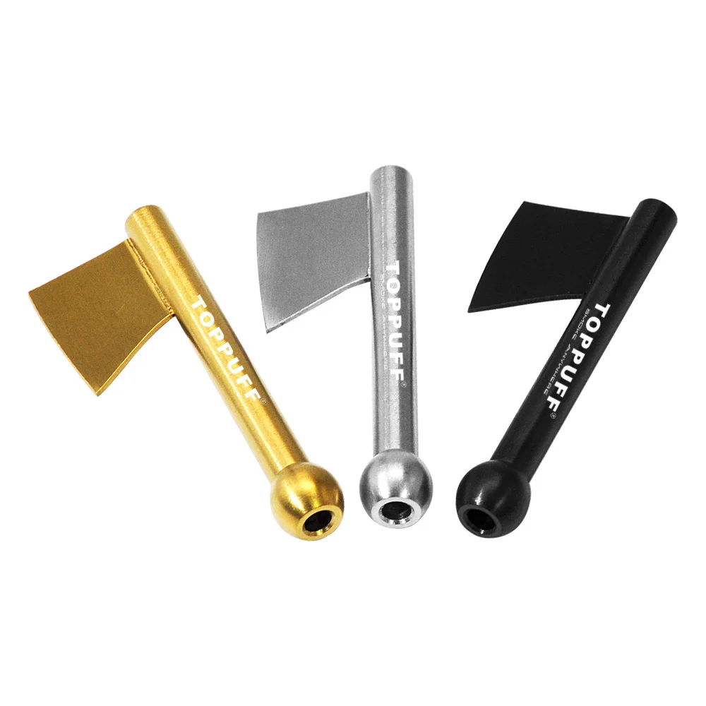TOPPUFF Sniffer Snorter Tube Stainless Steel Snuff With Sharp Blade Unbreakable Metal Smoking Pipe | Дом и сад
