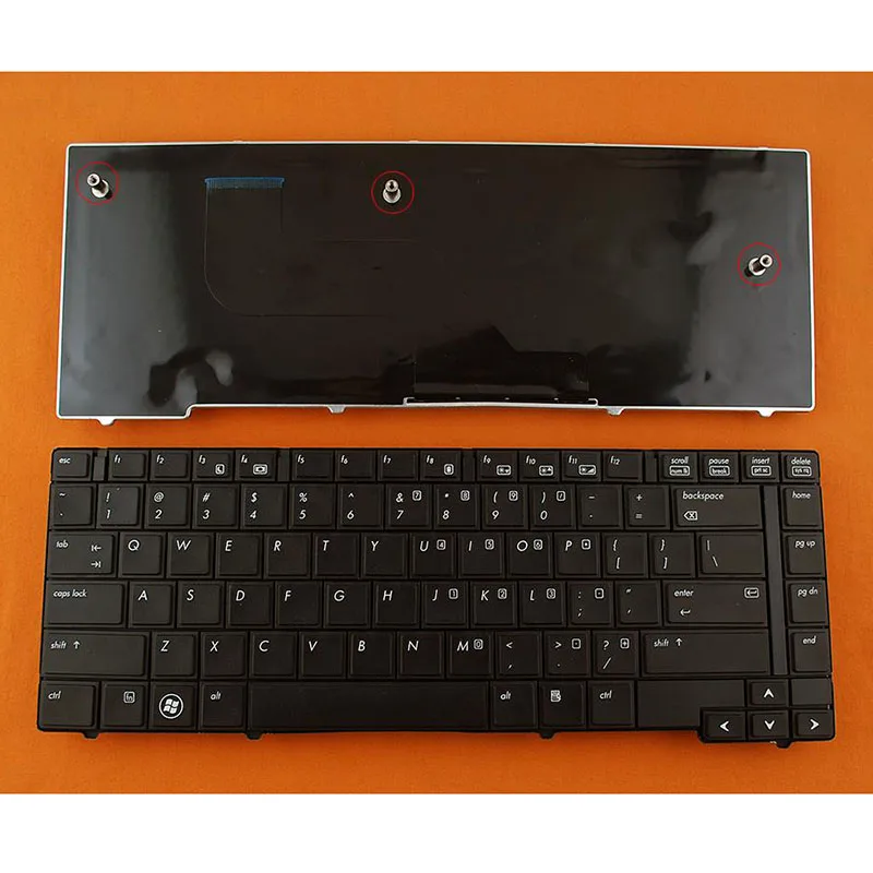 Новая сменная клавиатура QWERTY для ноутбука HP EliteBook 8440P 8440W черного цвета |