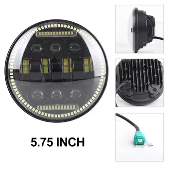 

5.75 Inch Motorcycle Headlight 6500 LM /5000 LM Auxiliary Lamp Fog Lamp For Off-road Vehicle Modified Vehicle Harley Motor