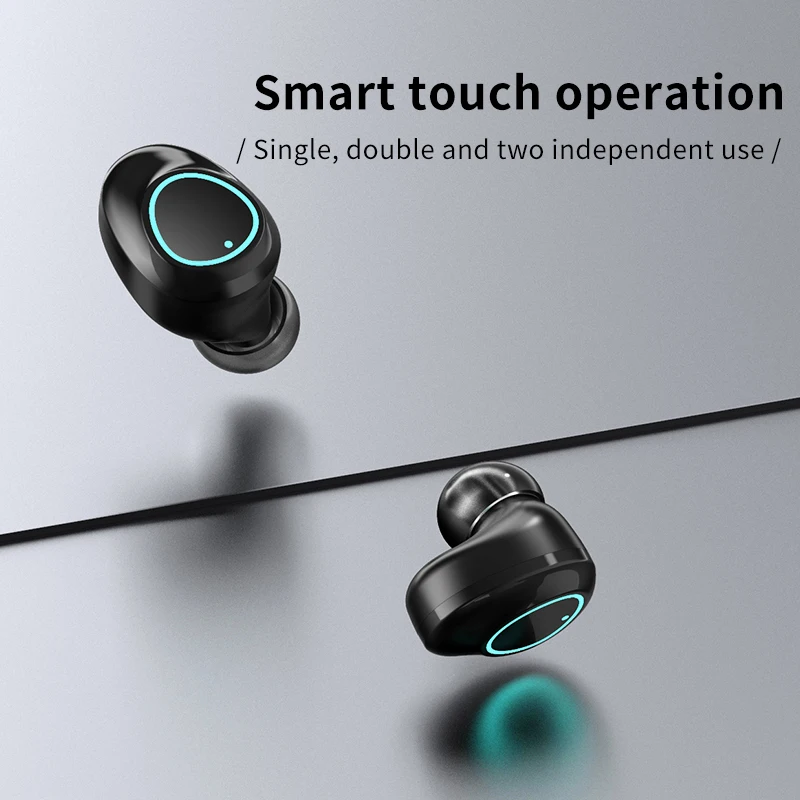 3000 мАч металлический зарядный чехол TWS беспроводные наушники 6D стерео HiFi Звук