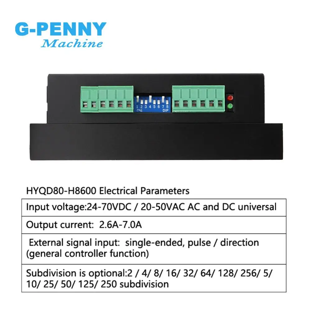 Драйвер шагового двигателя H8600 2 6 7A 24V 70V DC Microstep 256 вместо MA860H для NEMA23 NEMA34!|motor