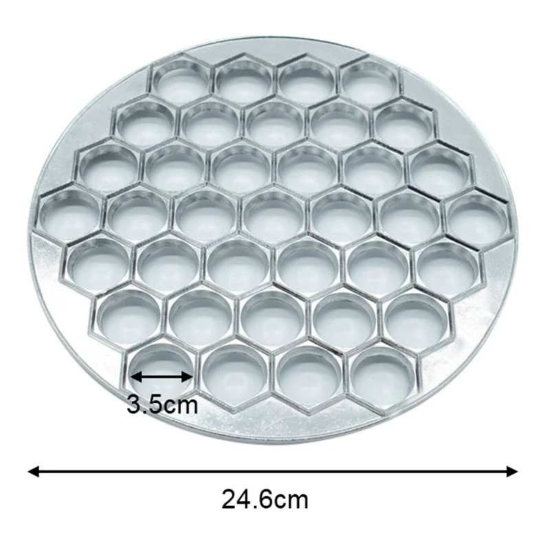 37 отверстий пельменей производитель пельменей прессформы Инструменты пельменей алюминиевые формы пельменей Кухонные гаджеты DIY Инструменты для изготовления кондитерских изделий - Цвет: W