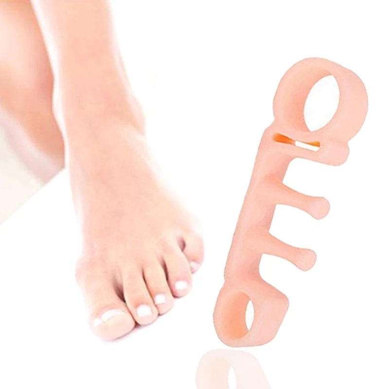2 шт./компл. корректор Носок силиконовые серьги Bunion косточка на большом пальце протектор предотвращения волдыри инструменты для ногтей Уход за ногами разделители ног