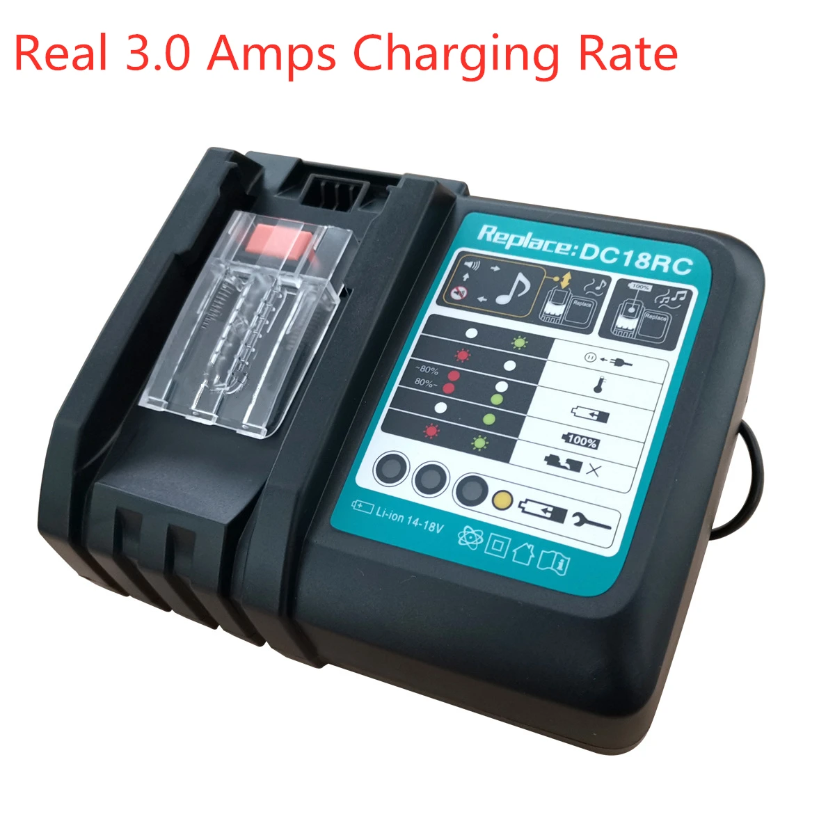 Заводское зарядное устройство DC18RC 3 0 А для электроинструментов Makita 14 4 В 18 в BL1430B