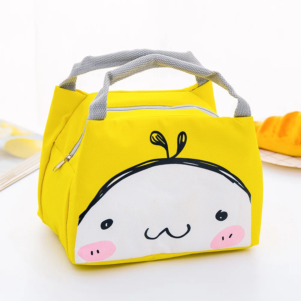 Baby Food Insulation Bag Portable Waterproof Thermal Oxford Lunch Bags Convenient Leisure Cute Cartoon Picnic Tote