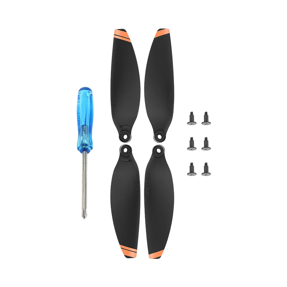 1/2 Pairs Low Noise Propellers Set for DJI Mini 2 Drone Propellers Wing Blade Accessories