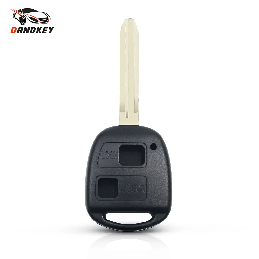 DANDKEY 2 Buttons Remote Entry Key Case Shell For Toyota Yaris Avalon Camry RAV4 Corolla Echo Replacement | Автомобили и