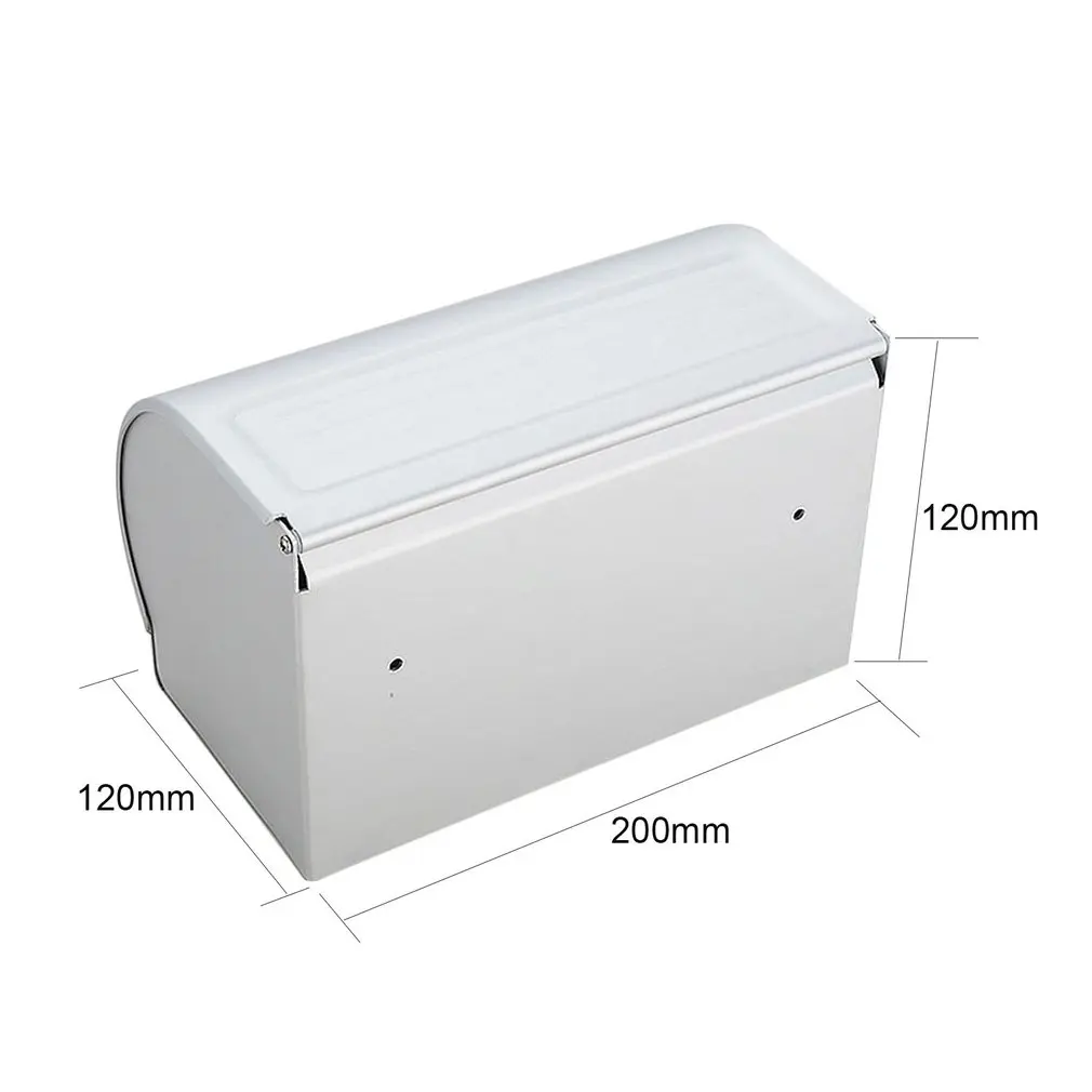 Space Aluminum Bathroom Tissue Boxes Mobile Phones Roll Towel Rack Waterproof Dustproof Toilet Paper Holder Case