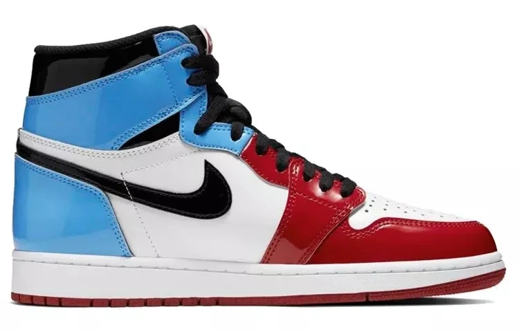 Nike-Nike Air Jordan 1 High OG Fearless UNC Chicago basketball shoes for men and women, breathable sports shoes Nike Air Jordan1