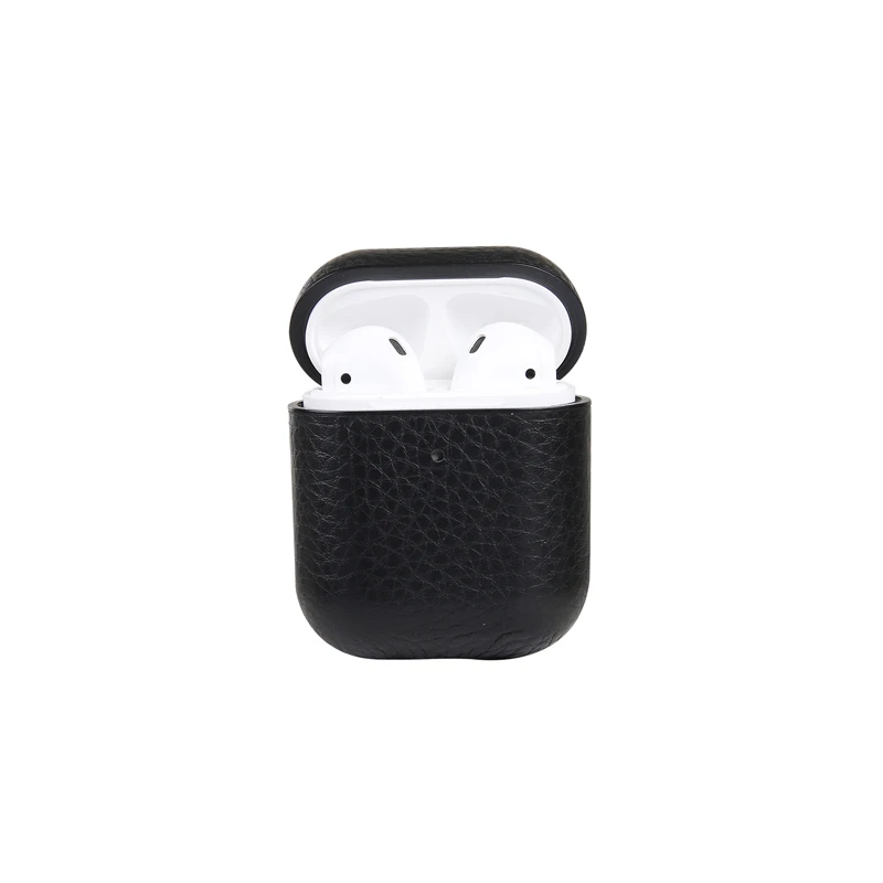 Высококачественный Bluetooth беспроводной Чехол для наушников для Apple Airpods роскошный винтажный защитный чехол из натуральной кожи для AirPods сумка