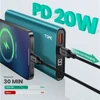 TOPK Power Bank 10000mah PD 20W Charger Portable Powerbank 10000 mah External battery Fast Charge for iPhone Poco f3 Xiaomi Mi 9 ► Photo 2/6