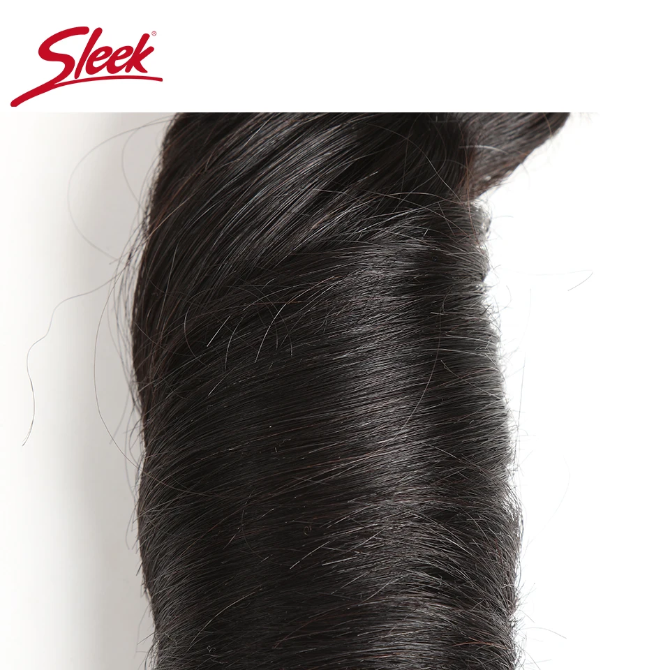 Sleek Brazilian Loose Wave Double Drawn Human Hair Natural Color 160 gram Bundles Hair Weave Extension 4Pcs