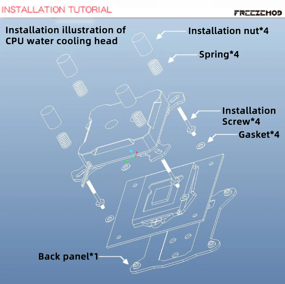 AM3, AM4 processador, radiador, refrigerador, 5V, ARGB, prata, preto, AMD-PK5E