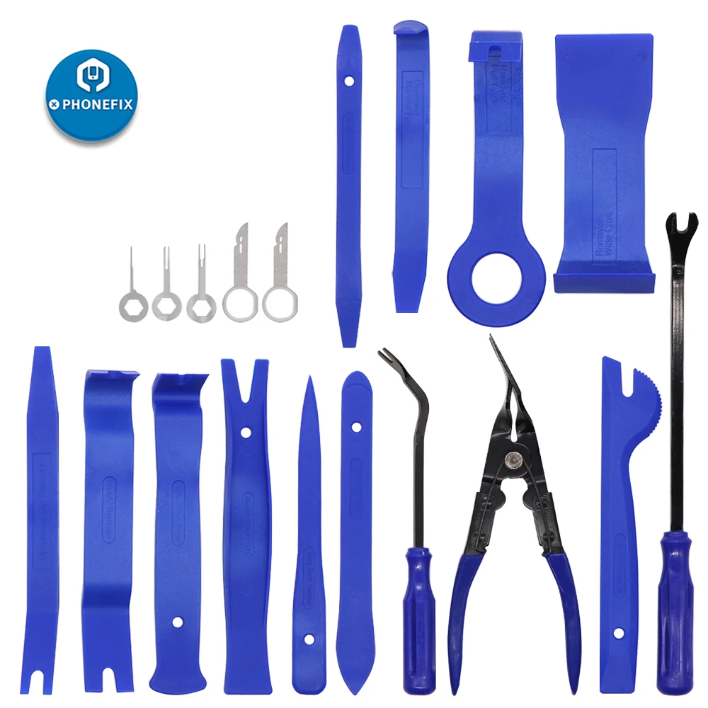 4/7/12/19 Pcs Auto Trim Removal Tool Kit Car Panel Door Audio Removal Pry Tool Car Dash Radio Door Trim Panel Clip Hand Tools 4/7/12/19 Pcs Auto Trim Removal Tool Kit Car Panel Door Audio Removal Pry Tool Car Dash Radio Door Trim Panel Clip Hand Tools