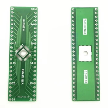 

5pcs QFN48 adapter board / 48p to DIP 0.5mm SMD to inline qfn48