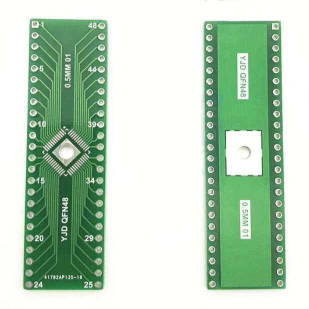 Плата адаптера QFN48/48 p to DIP 0 5 мм SMD inline qfn48|Интегральные схемы| |