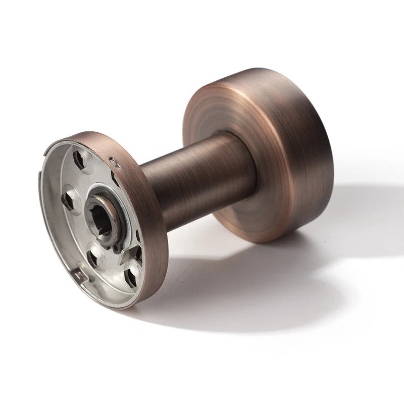 Door Handles for Interior Doors without Lock Tube Shape Brushed Copper and Chrome Color Options Stainless Steel Knob door knobs