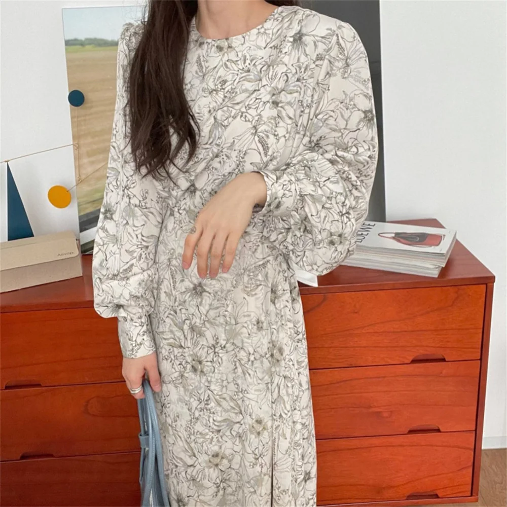 HziriP осеннее Элегантное Длинное платье для выпускного вечера с цветочным