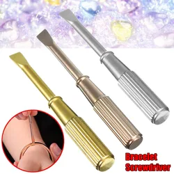 Ensemble de Mini tournevis pour Bracelets, outils de réparation de bijoux, acier au titane, outil multifonctionnel, amour, 3 pièces 