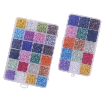 

Round Beads Glass SeedBeads Seed Beads For DIY Bracelet Necklace Jewelry Accessories