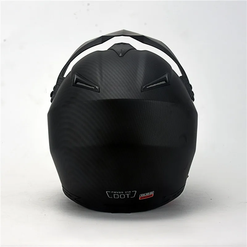 Mate bBack Dual Hilldown Off Road Moto rcycle helmet ATV D.O.T Сертифицированный (M белый Полнолицевой casco для