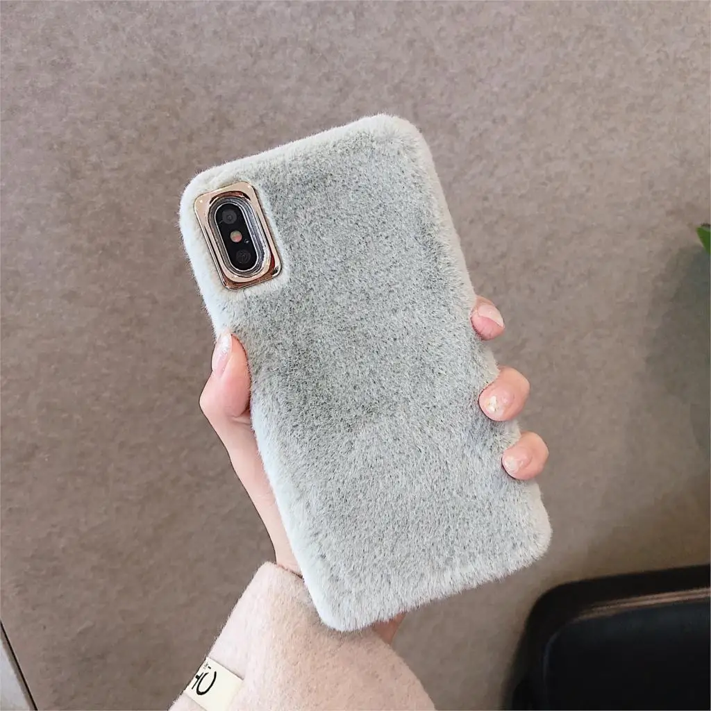 Простой Меховой чехол для LG K40 K12 плюс V30 V20 K10 K11 V10 Q8 Q7 Q6 G7 ThinQ K8 k9 X4 V7 V9 G6 G5 G4 G3 G2 теплые крышку унитаза