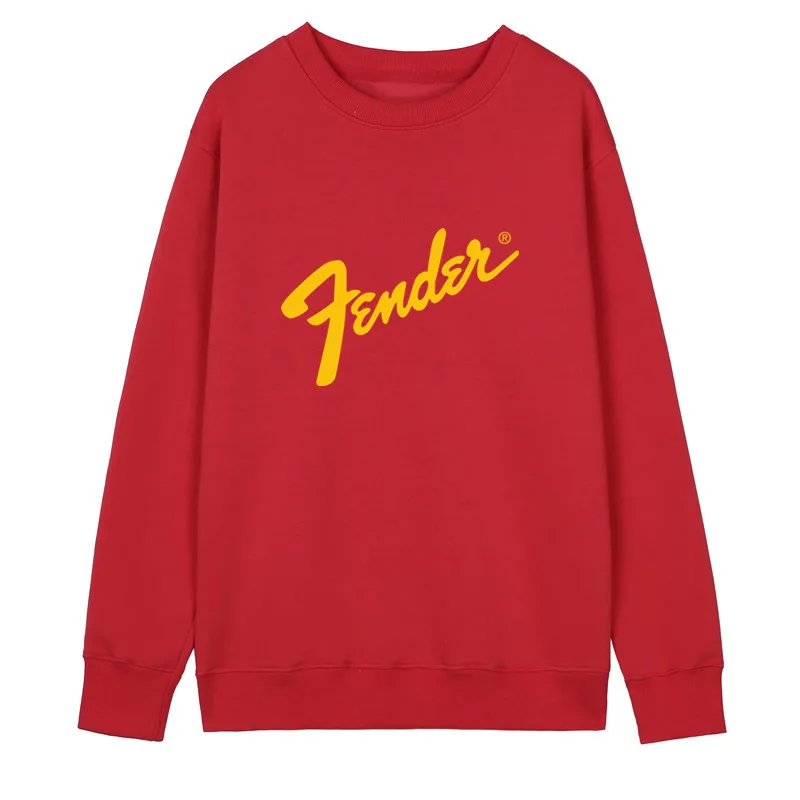 Fender Толстовка Повседневная Мужская/Женская толстовки теплые с длинным рукавом унисекс Fender гитара кофты