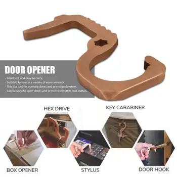 

Family Health Portable Hand Push Sanitary Tools Elevator Button Press Zero-touch Door Opener Elevator Button Tool