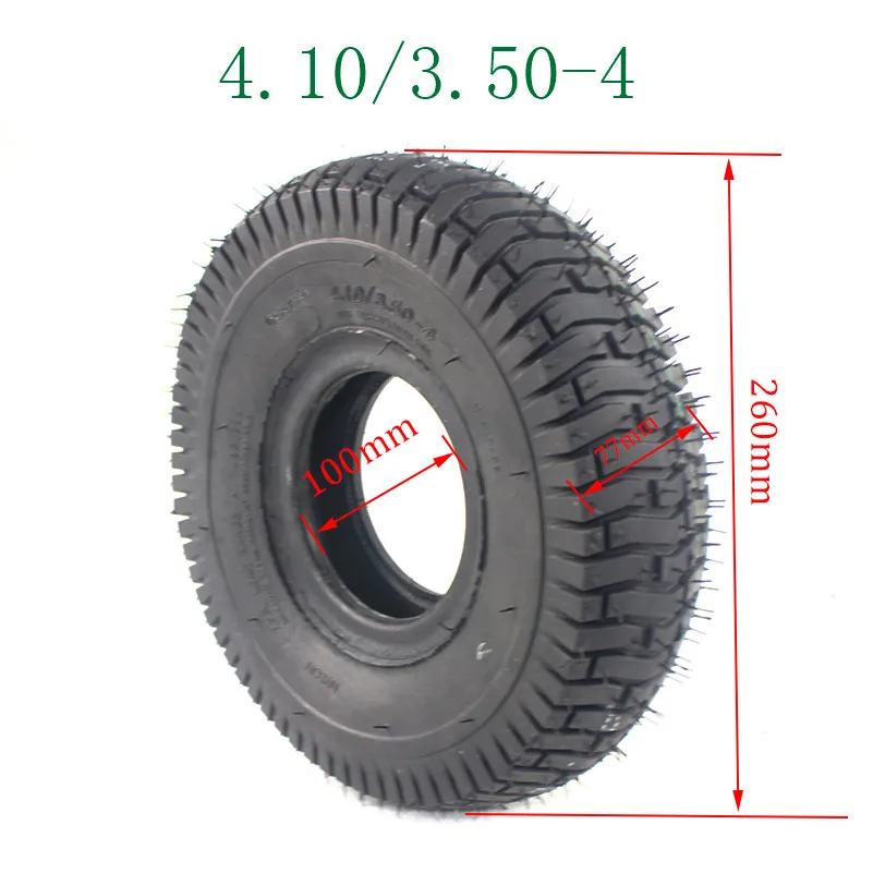 5 типов шин 4,10/3,50-4 410/350-4 ATV Quad Go Kart 47cc 49cc массивный 4,10-4 камера шины подходят для всех моделей 4,10/3,50-4 - Цвет: tire C
