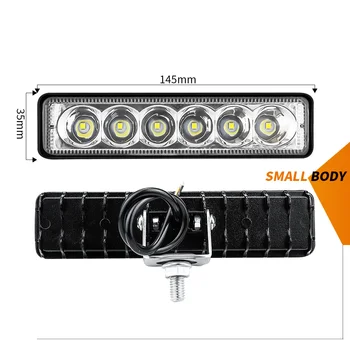

Fog Working Lights Lamp For Offroad Car Truck 6500K W/ Bracket Bar Driving