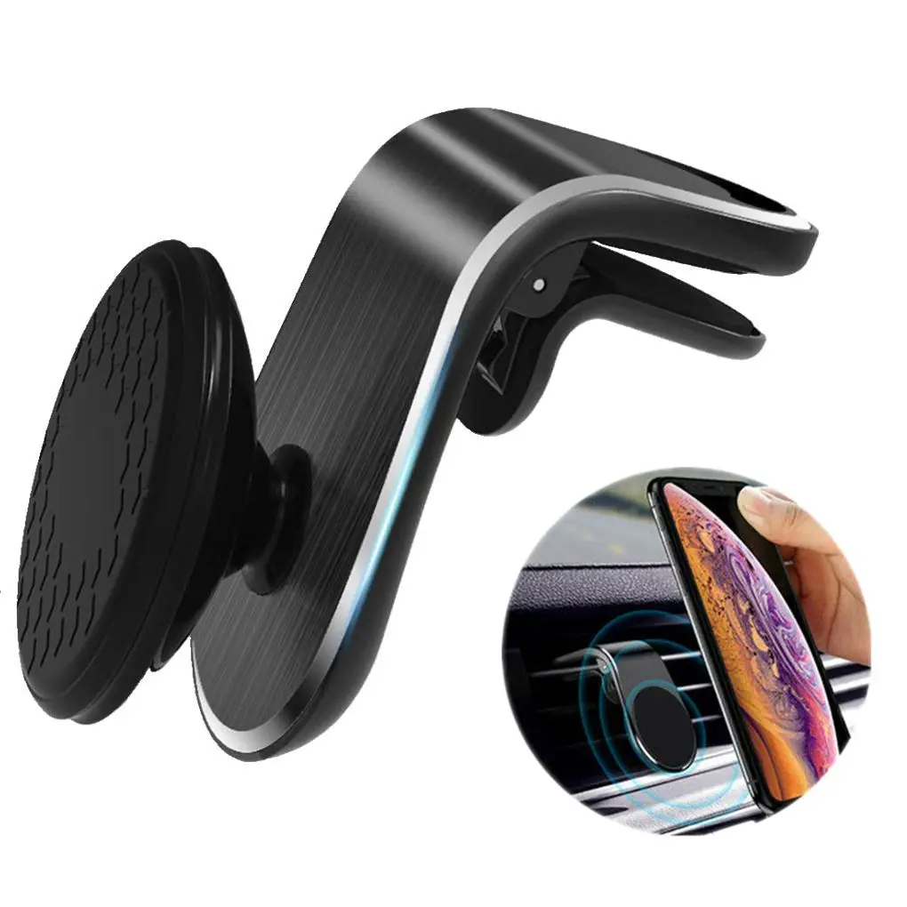 

Universal Metal Magnetic Car Phone Holder Portable Air Vent Magnet Mount Mobile Bracket Stand Adhesive Phone Support Accessory