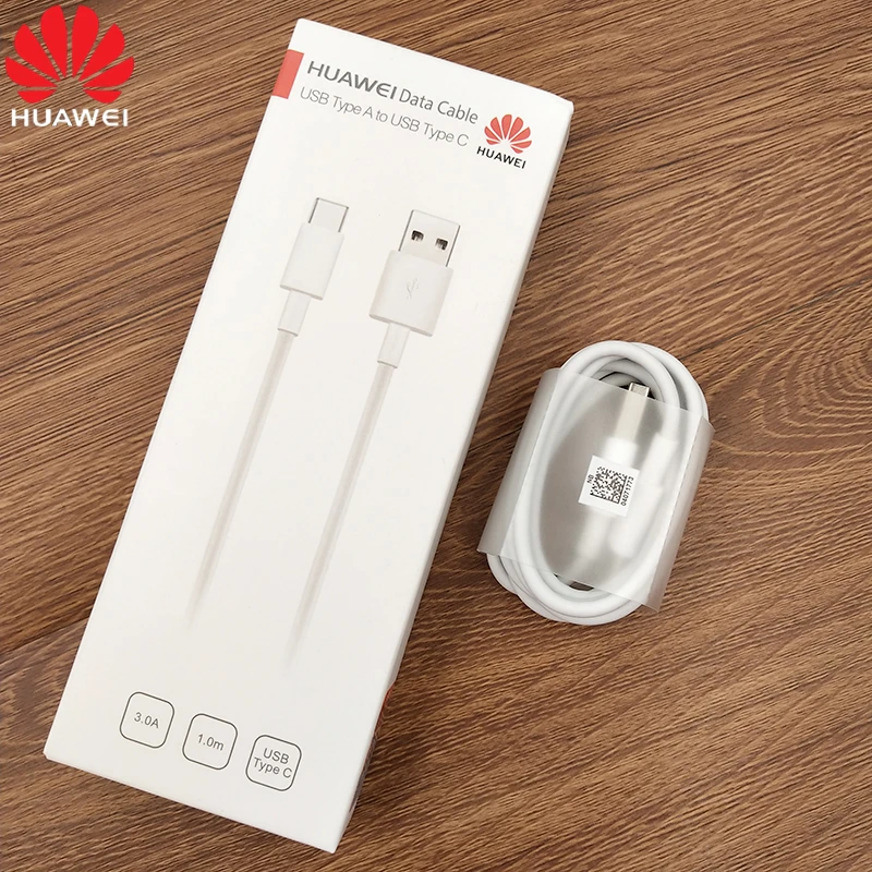 original huawei 3a fast charging cable 1m usb type c data sync cord for huawei p20 p30 pro p10 plus mate 10 20 pro honor 20 lite