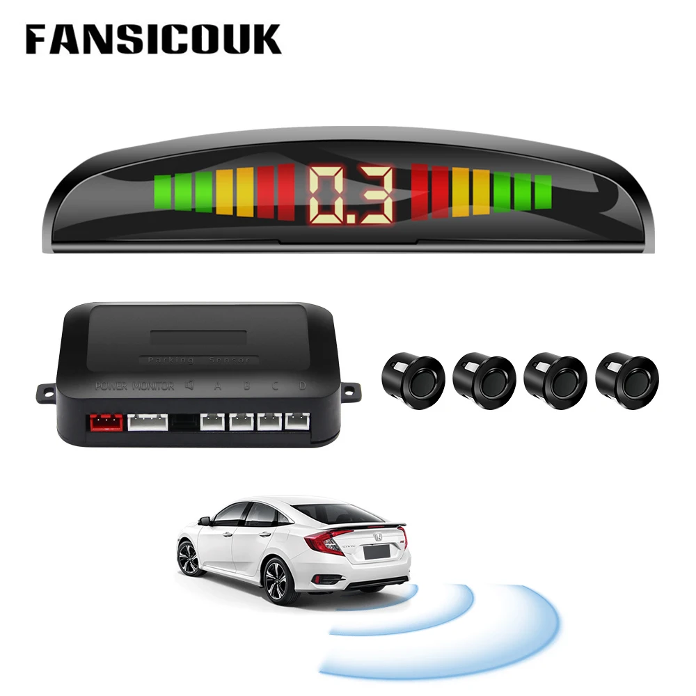 Auto Auto Parktronic LED Parkplatz Sensor Umkehr Parkplatz Radar-Monitor Detektor System Display Mit 4/6/8 sensoren Auto Auto Parktronic LED Parkplatz Sensor Umkehr Parkplatz Radar-Monitor Detektor System Display Mit 4/6/8 sensoren