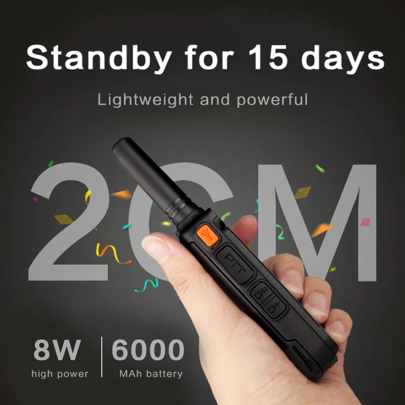 KSUN X65 Walkie Talkie Professional UHF Walkie Talkies 10KM Two Way Ham Radio Station Receiver Communication Radios Usb Charging