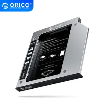 

ORICO 2.5 inch Hard Drive Caddy Support 2TB Max 6Gbps Transmission HDD Adapter Aluminum HDD Case Bay For 7mm/9mm HDD SSD