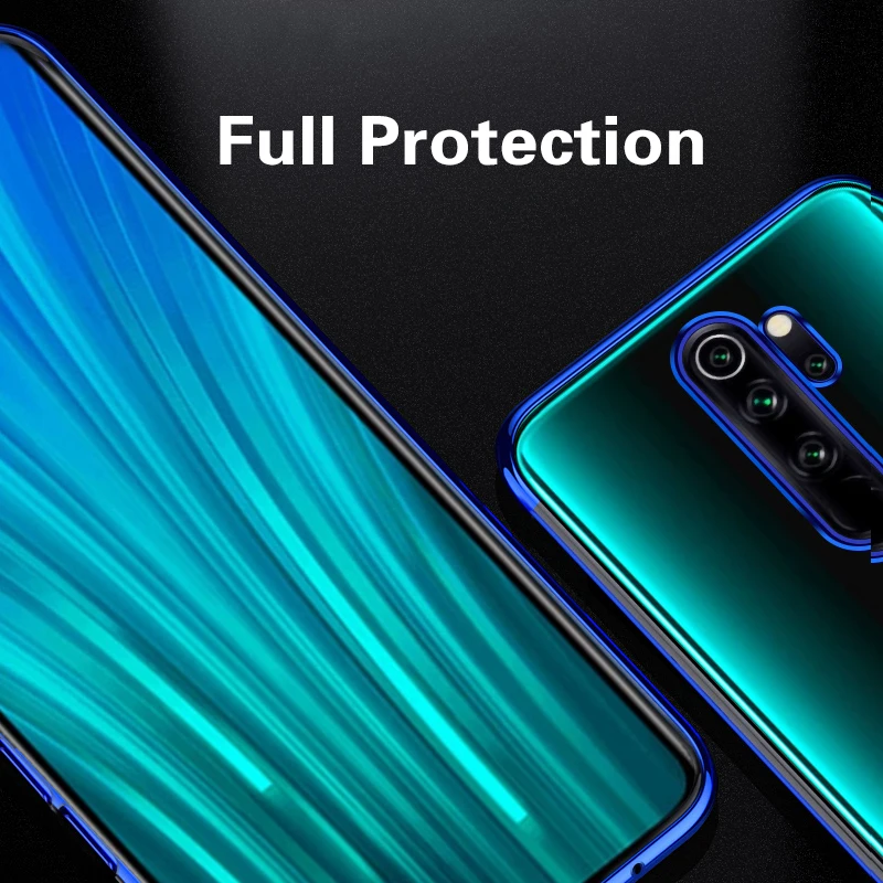 Для Xiaomi Redmi Note 8 Pro Чехол с покрытием мягкий прозрачный чехол для телефона задняя крышка для Xiaomi Redmi Note 8 Note8 Pro чехол s