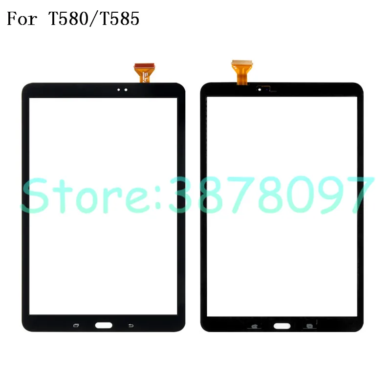 For Samsung Galaxy TabA 10.1 SM-T580 T585 Touch Screen Digitizer (No LCD Display) Front Glass | Мобильные телефоны и