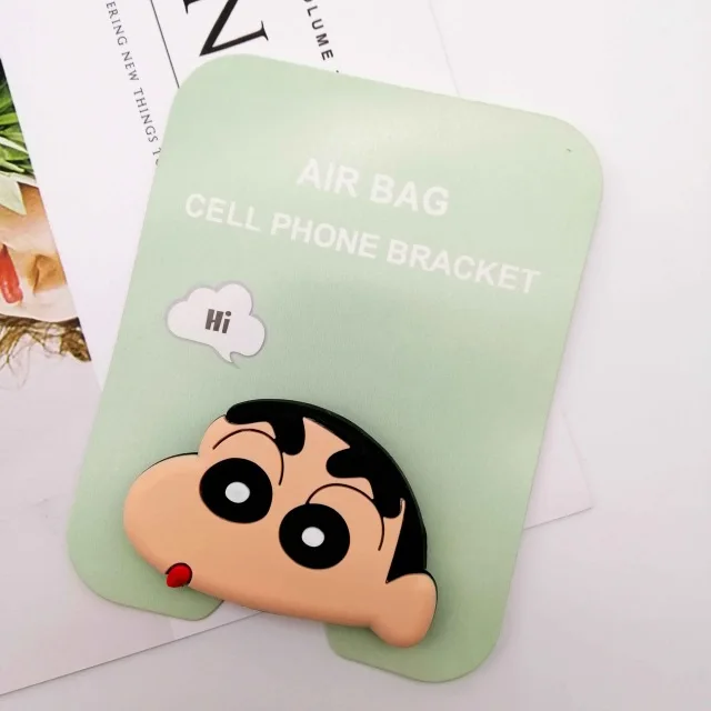 Crayon Shinchan Универсальный растягивающий Кронштейн для мобильного телефона с мультяшным рисунком, держатель для мобильного телефона - Цвет: Crayon Shinchan