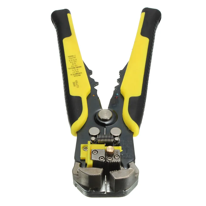 Doersupp Automatic Wire Striper Cutter Stripper Crimper Pliers Crimping Terminal Hand Tool Cutting and Stripping Wire Multitool 6 inch diagonal pliers wire stripper tool industrial grade water outlet pliers wire cutting electrician maintenance manual tool