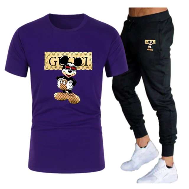 Summer men's brand sportswear trousers short-sleeved breathable T-shirt trousers casual wear men's basketball training suit 8