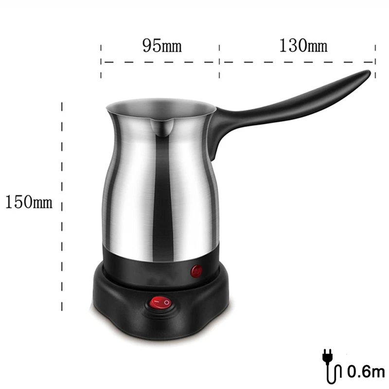 

Hot Sale Stainless Steel Coffee Machine Coffee Maker Electrical Coffee Pot Coffee Kettle Eu Plug